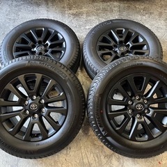 トヨタランクルプラド マットブラックエディションタイヤホイールセット
