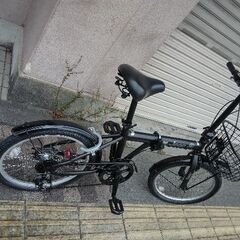 Jeep[ジープ]JE-206G 20吋折り畳み自転車 外装6段/ブラック