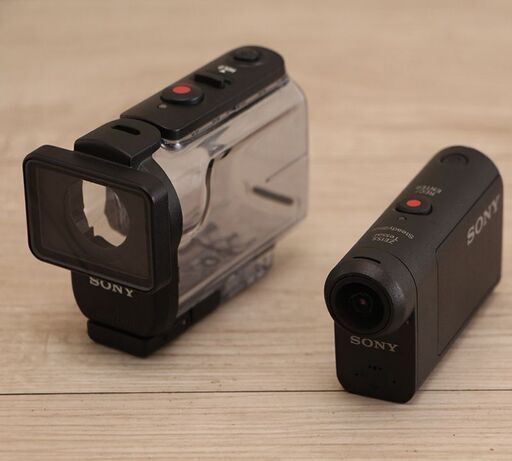 ソニー SONY HDR-AS50 アクションカメラ　保護カバー 電池付き 通電確認済 (E2349wY)