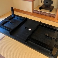 飲食店用　平安対面 六人膳 和洋兼用テーブル