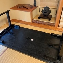 飲食店用　平安対面 六人膳 和洋兼用テーブル