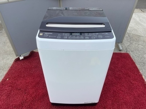☆L55　洗濯機　Hisense  　2019年製　8.0㎏