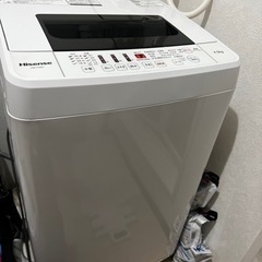 【取引終了】1/18引取希望 Hisense 洗濯機 4.5kg...