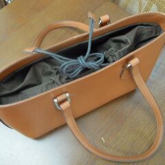 SOMES SADDLE ハンドバッグ 本革 ブラウン系 内巾着タイプ