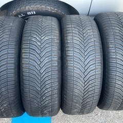 【美品】225/60R17 ミシュラン　オールシーズンタイヤ　アルファード純正アルミ