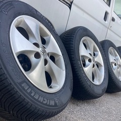 【美品】225/60R17 ミシュラン　オールシーズンタイヤ　アルファード純正アルミ