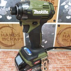 マキタ　makita　TD002GRDXO　インパクトドライバ　フルセット　未使用品　バッテリ40V 2.5Ah二個/充電器付き オリーブ迷彩　【ハンズクラフト宜野湾店】 マキタ makita TD002GRDXO インパクトドライバ フルセット 未使用品