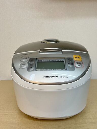 大阪⭐️エコマックス♻️「T580」2017年式Panasonic スチームIH炊飯ジャー 10合 一升【大阪市プレミアム付商品券利用可能！】