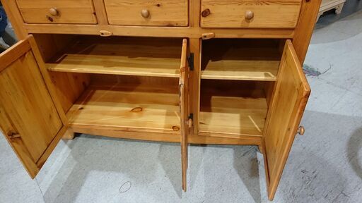 アンファン　食器棚120㎝ アンファン 食器棚120㎝ アンファン 食器棚120㎝