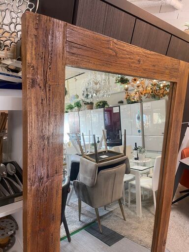 a.depeche（アデペシュ）のold teak mirror オールドチークミラー M