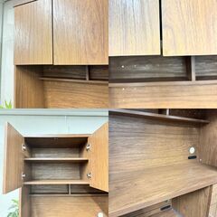 W 15574 3枚扉キッチンボード 食器棚 ◇大阪市内・東大阪市他 5,000円