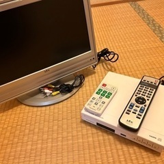 DVDプレーヤーとモニター