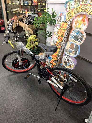 シボレー　折りたたみ自転車　26インチ　マウンテンバイク　未使用　おしゃれ　ジャングルジャングル貝塚店　貝塚市　二色浜