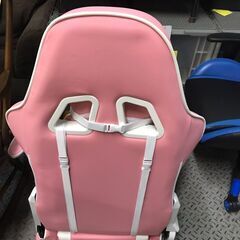 GTRACING ゲーミングチェア 座椅子　リクライニング　360度回転　ピンク×ホワイト　カワイイ　クリーニング済み　ジャングルジャングル貝塚店　貝塚市　二色浜