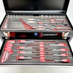 1/17ASTORO PRODUCTS ツールボックス ブラック 3段 工具箱
