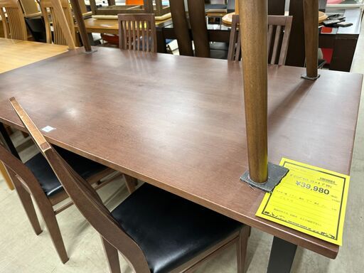 ジモティ来店特価!!　4人ダイニングセット　キンシン　　J-0108