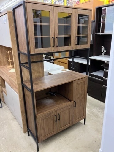 3面スリムでお部屋に設置しやすいレンジボード　359