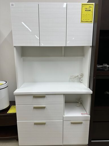 ジモティ来店特価!!　食器棚　ニトリ　ホワイト　　J-0113