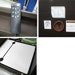 ニトリ 電動シングルベッド(カイトシリーズ) マットレス付 全幅 約97.4㎝ ダークブラウン リモコン付 NITORI 苫小牧西店