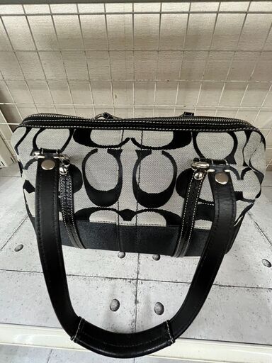 未使用品COACHミニボストンバッグF13551新品ハンドバッグ1141