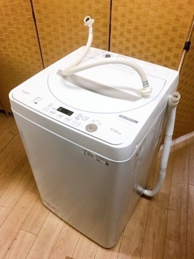 【引取】SHARP シャープ ES-GE4E-C 4.5kg 2020年製 全自動洗濯機