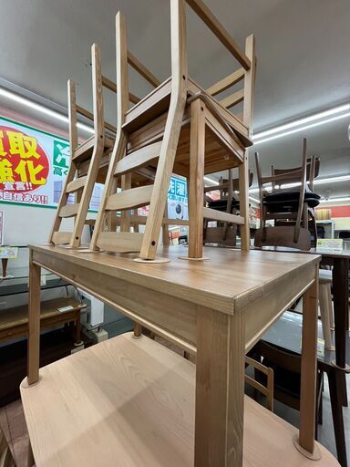IKEAJOKKMOKKダイニング5点セットシンプルイケア ヨックモック414