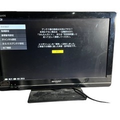 【ジ01010-15】 SHARP テレビ　AQUOS 2012...