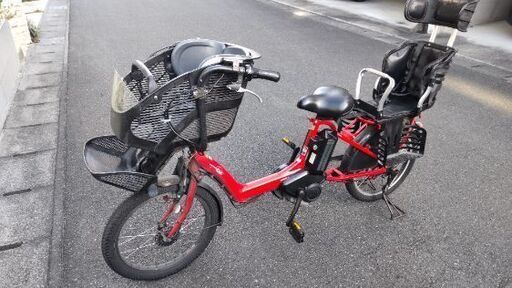 電動自転車 前チャイルドシート有り(後ろはチャイルドシートorかごに変更可能◎)