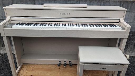 岡山まで配達無料！設置までお手伝い。送料込み YAMAHA ② Clavinova CLP-535 2015年製激可愛い ② ホワイト クラビノーバ！\n激可愛いホワイト クラビノーバ！