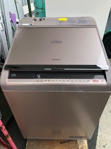 福岡市内配送設置無料　2018年式　BW-DV120C 縦型洗濯乾燥機 ビートウォッシュ シャンパン [洗濯12.0kg /乾燥6.0kg /ヒーター乾燥(水冷・除湿タイプ) /上開き]