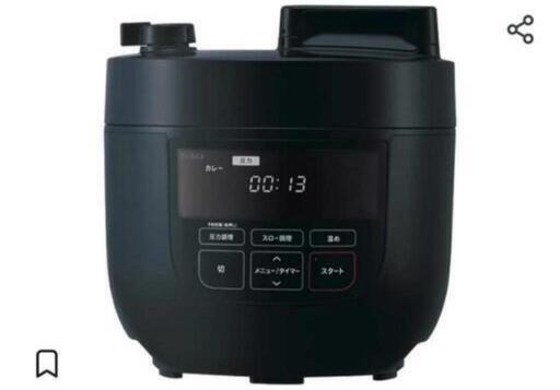 siroca(Auc Sale) 圧力鍋/容量:4L/BLK/SP-4D171 新品