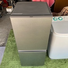 受付終了 AQUA AQR−13H 2ドア冷凍冷蔵機 2019年