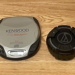 KENWOOD ポータブルCDプレイヤー&audio-techn...