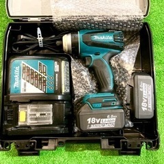♦️希少品♦️美品♦️マキタ/4モードインパクトドライバーセット コードレス 充電式 18V TP141D★新品6.0Aバッテリー×2・動作確認済★検索用 日立★