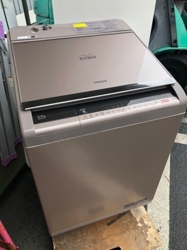 福岡市内配送設置無料　年式　BW-DV120C 縦型洗濯乾燥機 ビートウォッシュ シャンパン [洗濯12.0kg /乾燥6.0kg /ヒーター乾燥(水冷・除湿タイプ) /上開き]
