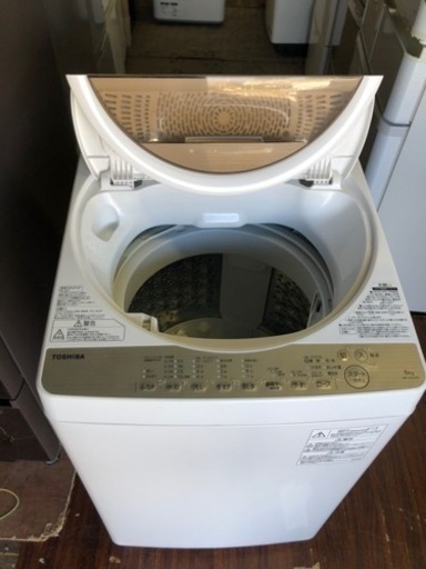 福岡市内配送設置無料　東芝 TOSHIBA AW-6G5(W) [全自動洗濯機 6kg 風乾燥機能付（1.3kg） ホワイト系]