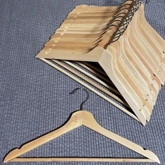【お取引中】IKEA ハンガー 木製