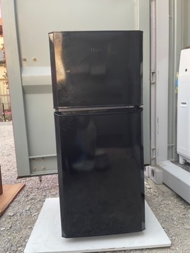 2017年製 冷蔵庫 Haier JR-N121A ハイアール 121L ブラック 黒 一人暮らし 単身赴任