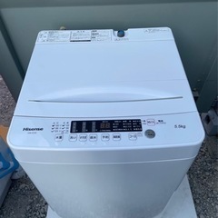【美品】 2022年製 洗濯機 5.5kg Hisens ハイセ...