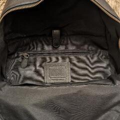 美品】 COACH リュック ペブルドレザー 17インチpc可 A4可 大容量