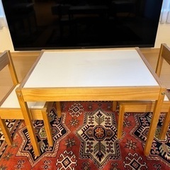 [決まりました]IKEA キッズ用机&いすセット