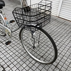 【27インチ自転車】ダイニチ製　6段変速　LEDオートライト付　大型前バスケット使用❗️BAA認定車　若林自転車　浜大津店　SALE中❗️