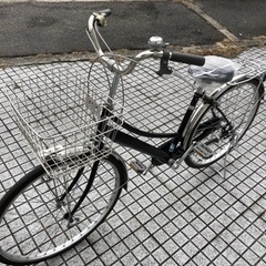 【26インチ自転車】ダイニチ製　内装3段変速付　LEDダイナモ使用　前後タイヤ　前カゴ、サドル新品❗️若林自転車　浜大津店　SALE中❗️