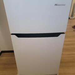 HISENSEの冷蔵庫93L（この週末受け取り、値段相談可能）