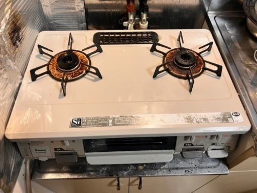 2016年製リンナイRinnaiガスコンロ都市ガス◆RT64JH-L◆ベージュ ガスコンロ 都市ガス用 Rinnai リンナイ 2016年製 KGM33NDGL 左強火力