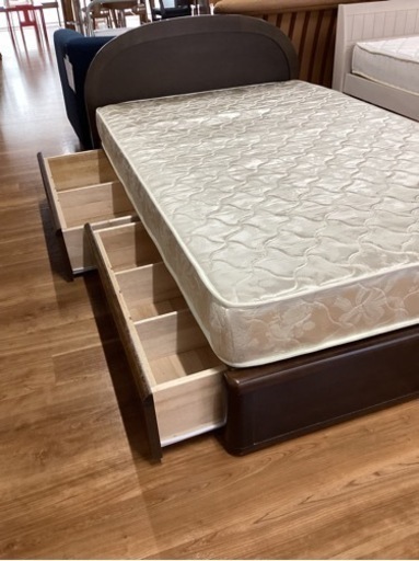 セミダブルベッド【町田市再生家具】242680 かたく