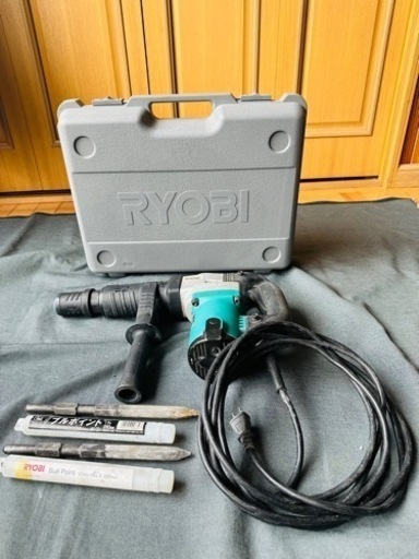 ケース付きリョービ RYOBI CH-462 電動コンクリートハンマー 電動工具