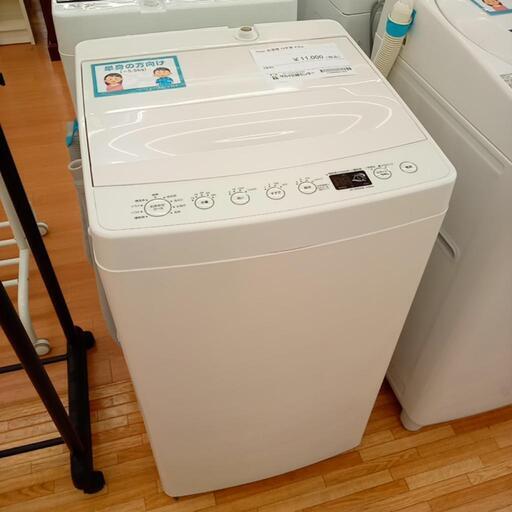 ★ジモティ割あり★ Haier　洗濯機 19年製 4.5kg　クリーニング済　YJ1336