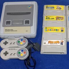 スーパーファミコン　本体一式　ニンテンドウ名作ソフト7本セット　...