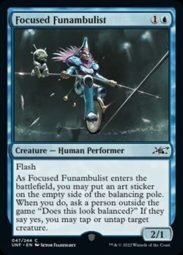Focused Funambulist マジック・ザ・ギャザリングカード